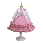 High Quality Girls' Floral Princess Dress
