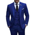 Men's New Suit Two-piece Custom One Button